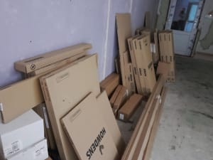 Large brown packages 